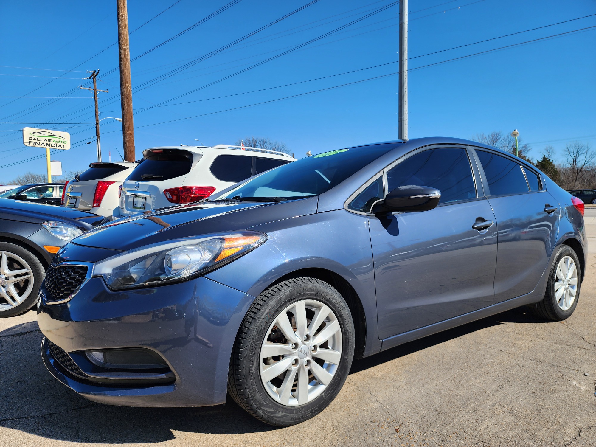 2016 BLUE Kia Forte LX (KNAFX4A65G5) with an 1.8L L4 DOHC 16V engine, 6-Speed Automatic transmission, located at 2660 S.Garland Avenue	, Garland, TX, 75041, (469) 298-3118, 32.885387, -96.656776 - Photo #7